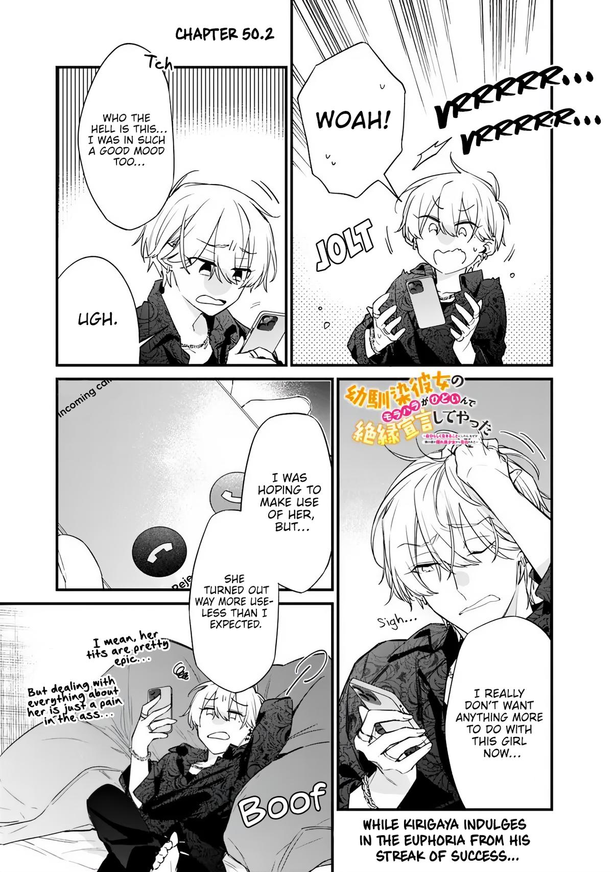 Osananajimi Kanojo no Morahara ga Hidoi nde Zetsuen Sengen shite Yatta Chap 50.2 - Next Chap 51.2