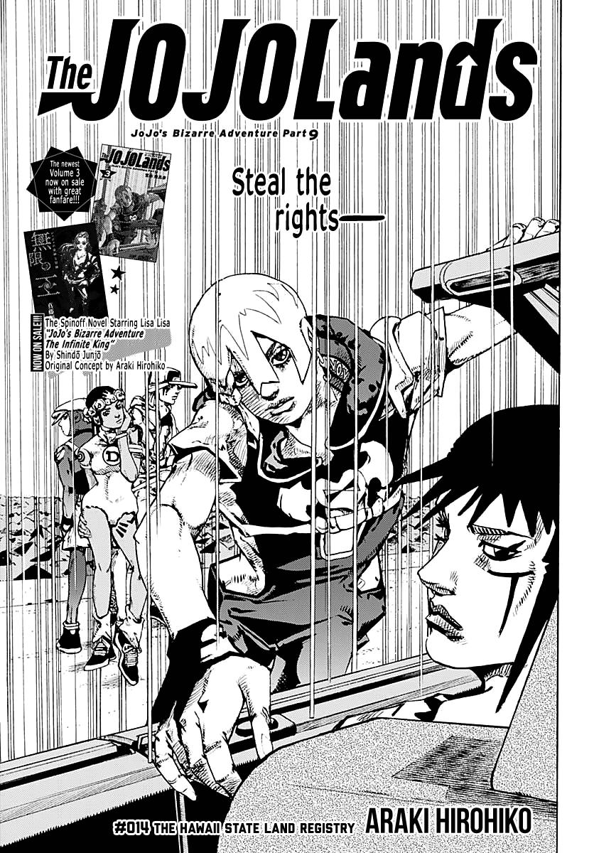 JoJo no Kimyou na Bouken Part 9: The JoJoLands Chap 14 - Next Chap 15