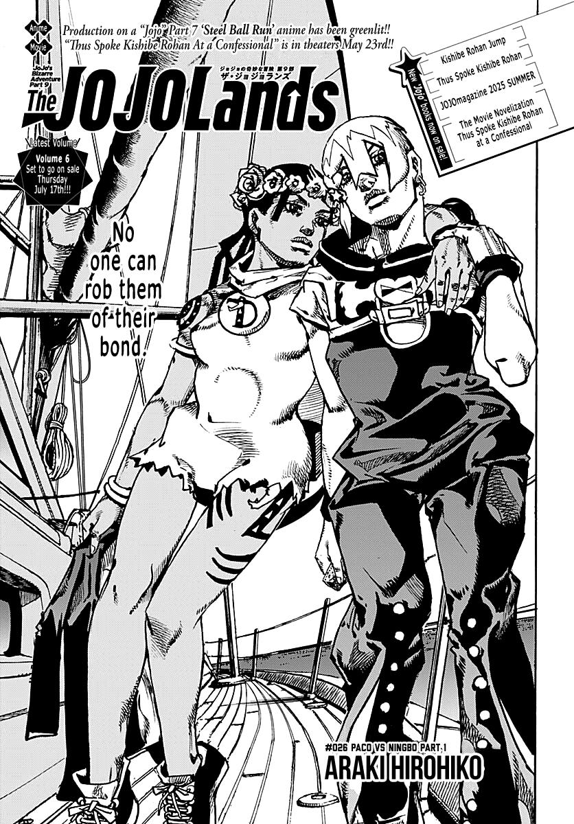 JoJo no Kimyou na Bouken Part 9: The JoJoLands Chap 26 - Next Chap 27