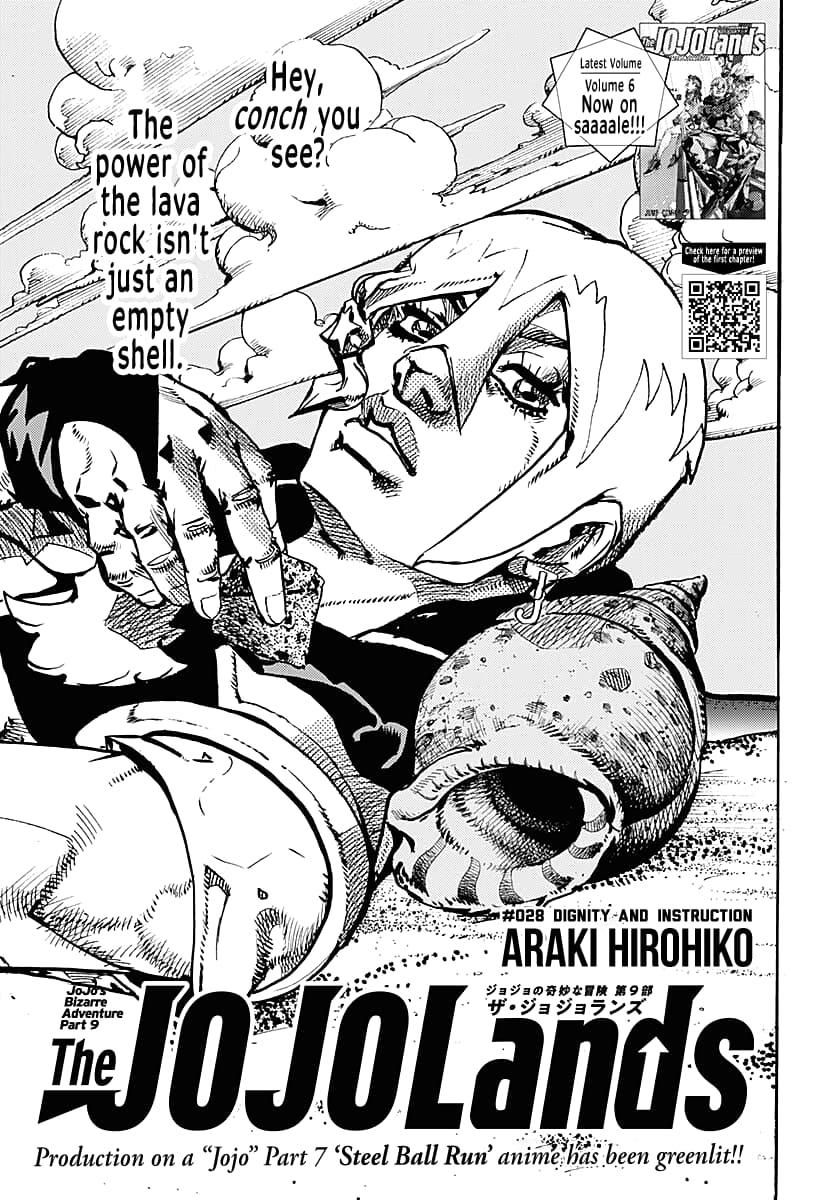 JoJo no Kimyou na Bouken Part 9: The JoJoLands Chap 28 - Next Chap 29