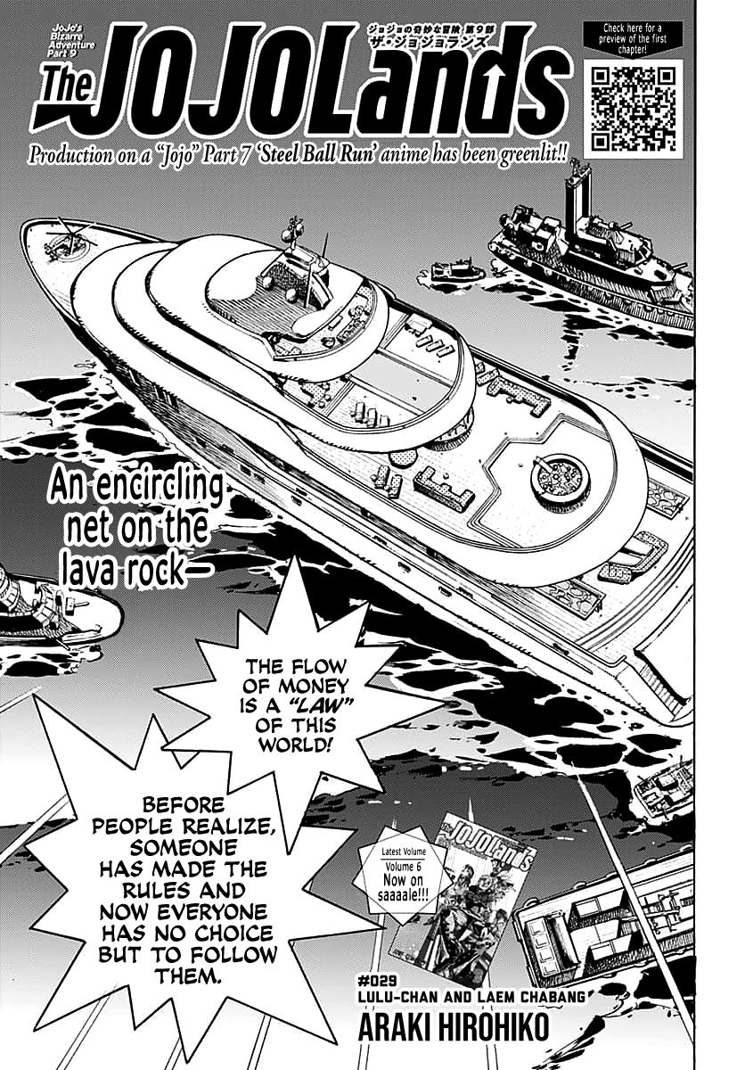 JoJo no Kimyou na Bouken Part 9: The JoJoLands Chap 29 - Next Chap 30