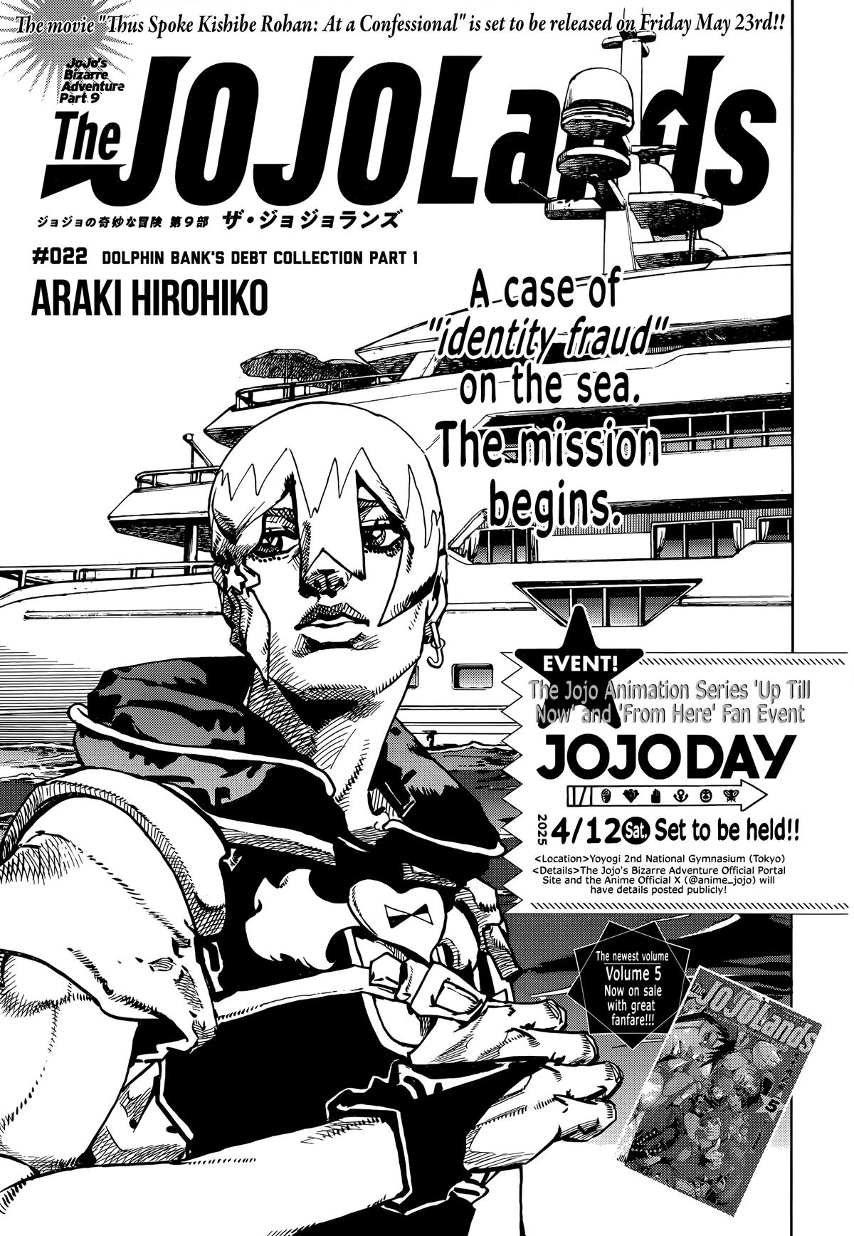 JoJo no Kimyou na Bouken Part 9: The JoJoLands Chap 22 - Next Chap 23