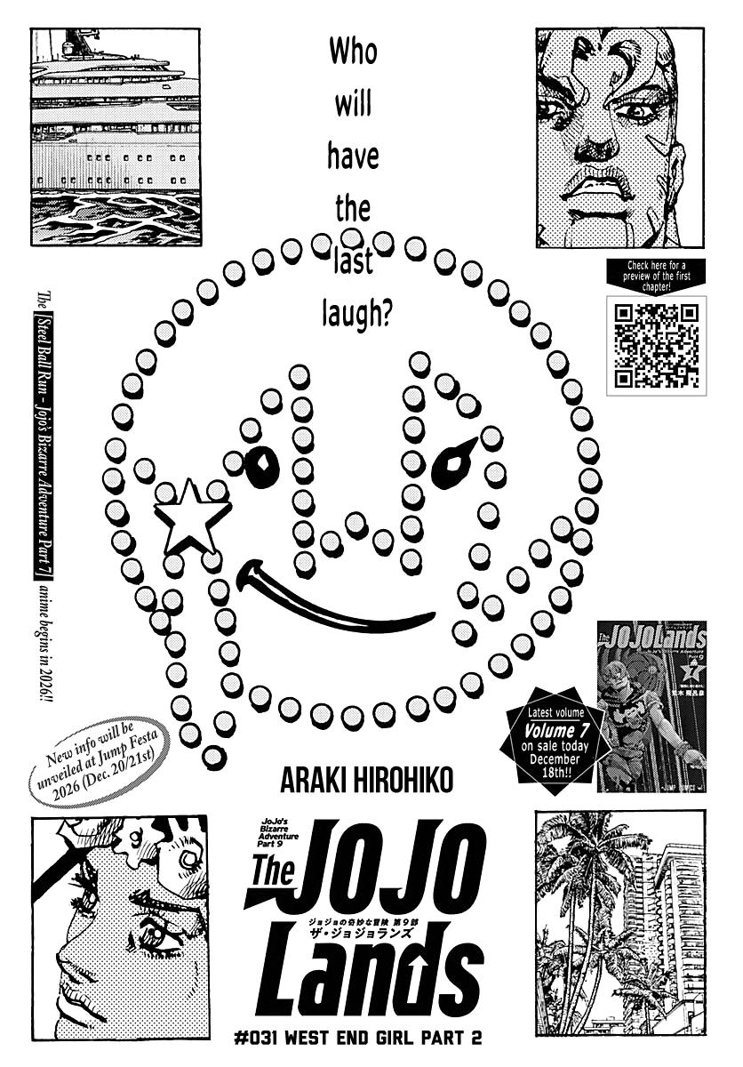 JoJo no Kimyou na Bouken Part 9: The JoJoLands Chap 31 - Next Chap 32