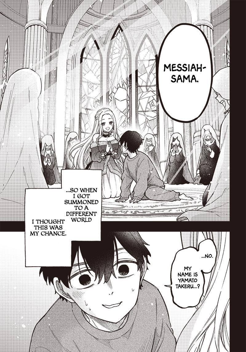 Messiah: Isekai wo Sukutta Motoyuusha ga Mamono no Afureru Genjitsu Sekai wo Musou suru Chap 1 - Next Chap 2