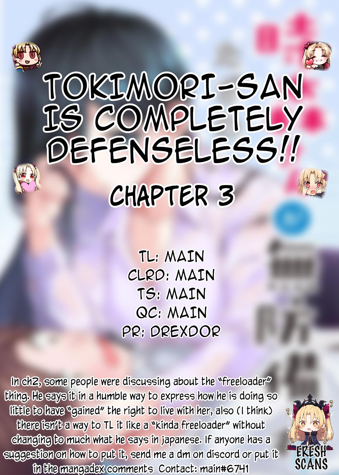 Tokimori-san ga Muboubi desu!! Chap 3 - Next Chap 4