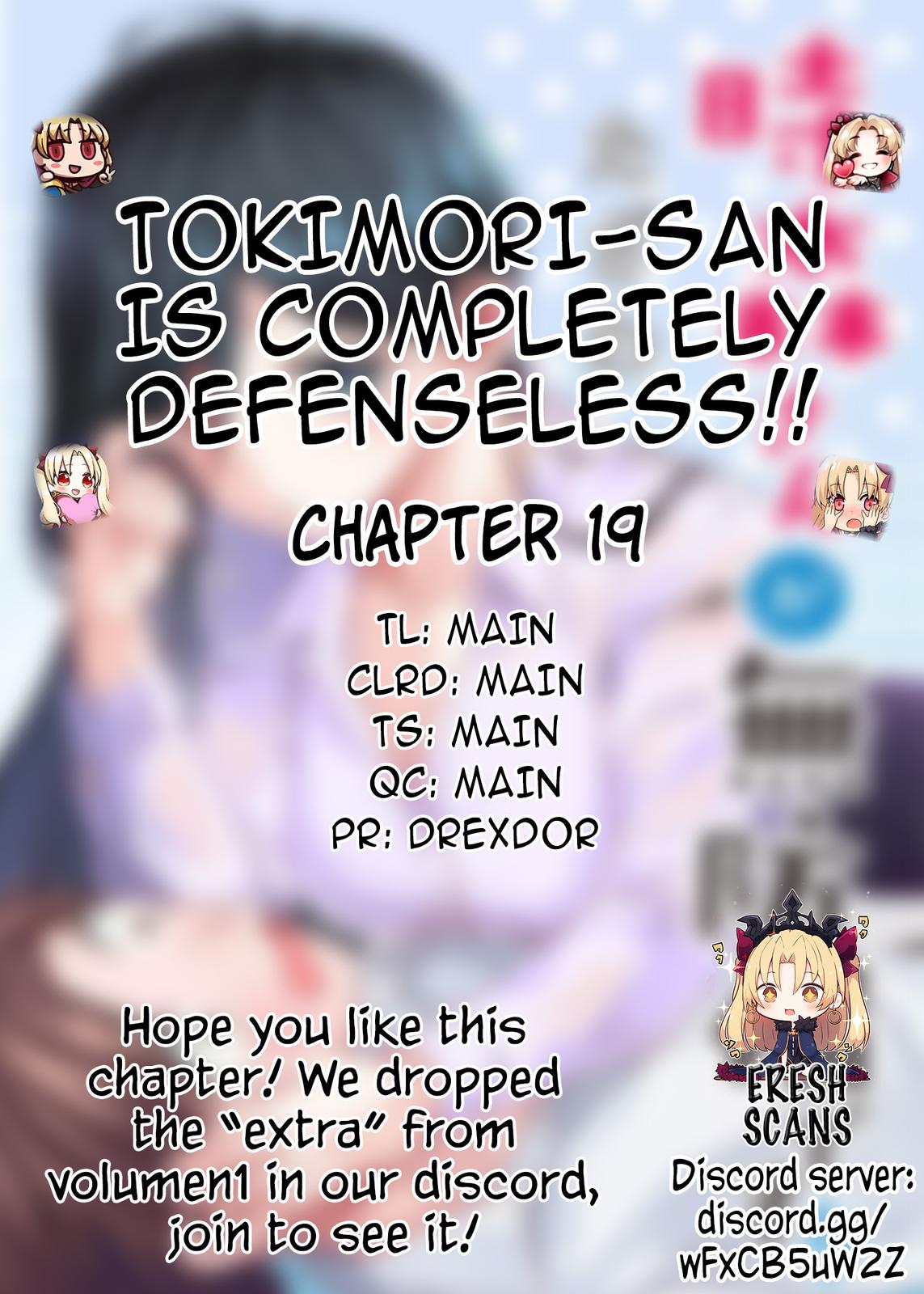Tokimori-san ga Muboubi desu!! Chap 19 - Next Chap 20