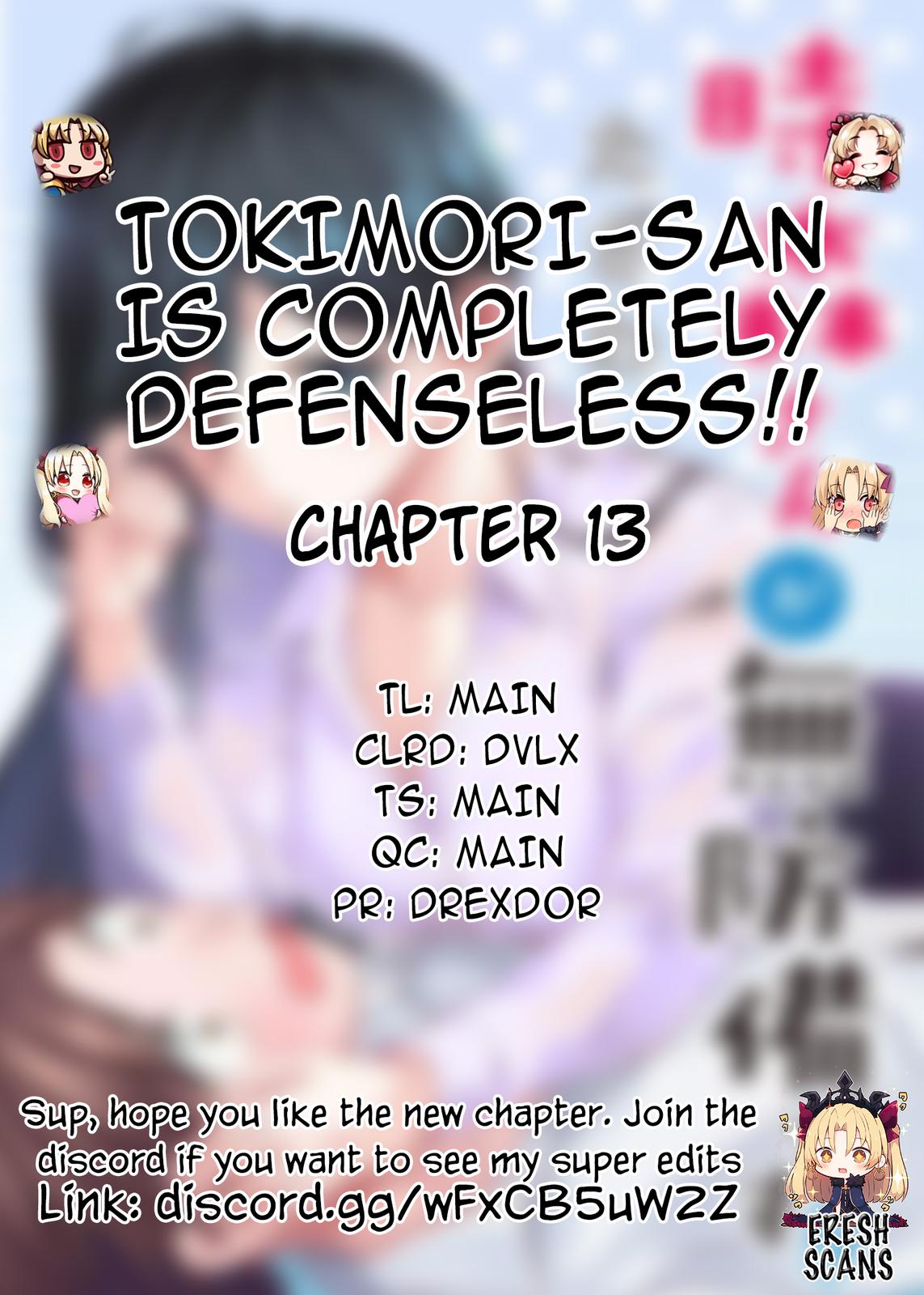 Tokimori-san ga Muboubi desu!! Chap 13 - Next Chap 14