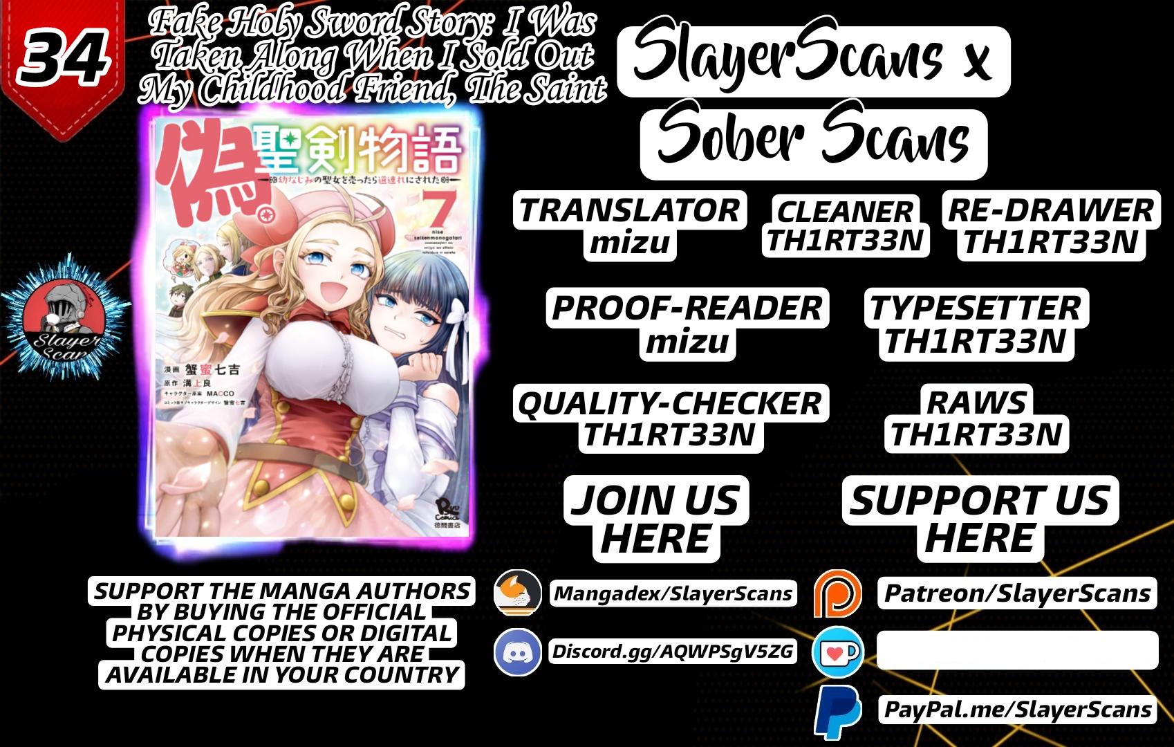 Nise Seiken Monogatari: Osananajimi no Seijo wo Uttara Michizure ni Sareta Chap 34 - Next Chap 35