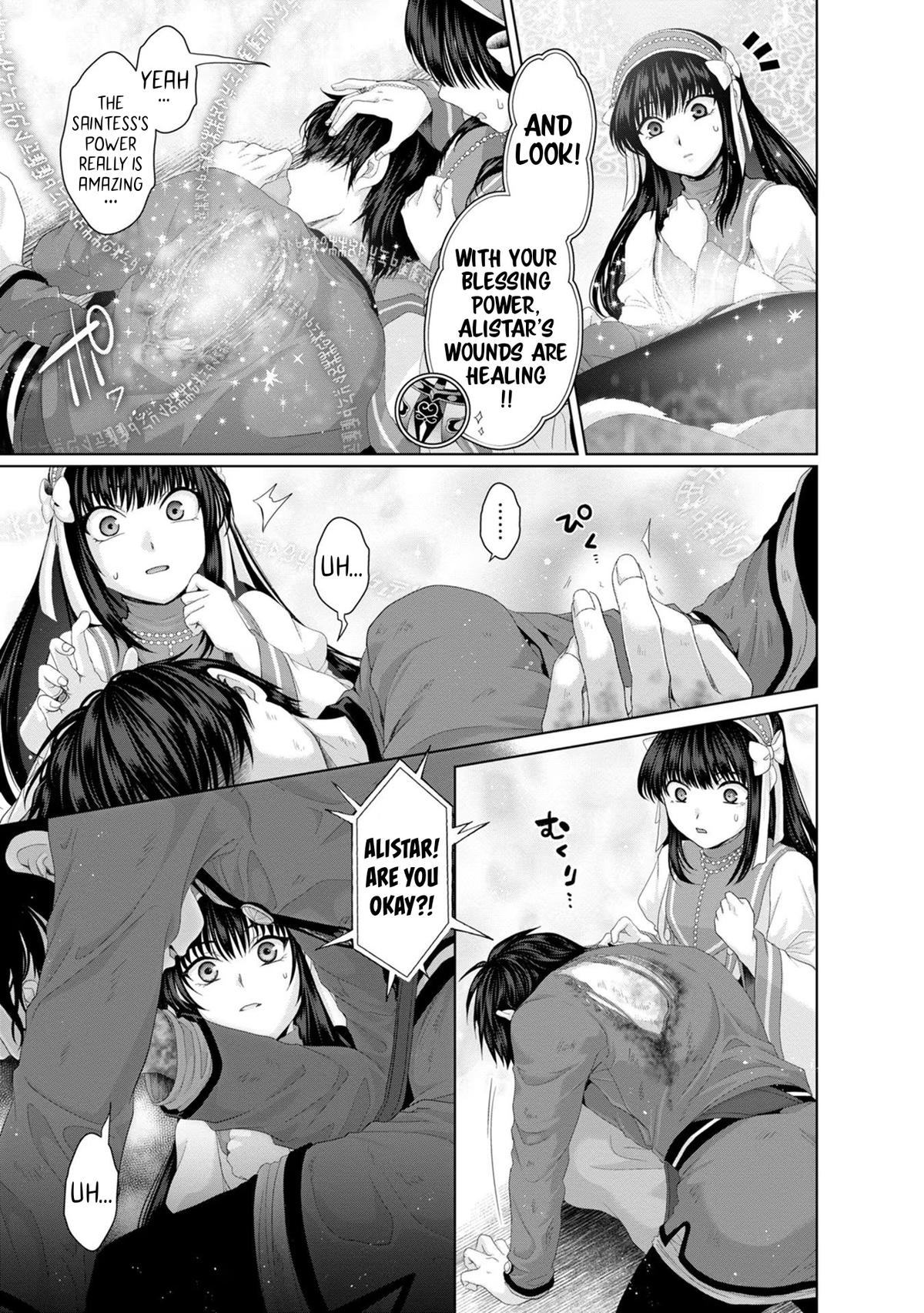 Nise Seiken Monogatari: Osananajimi no Seijo wo Uttara Michizure ni Sareta Chap 33 - Next Chap 34