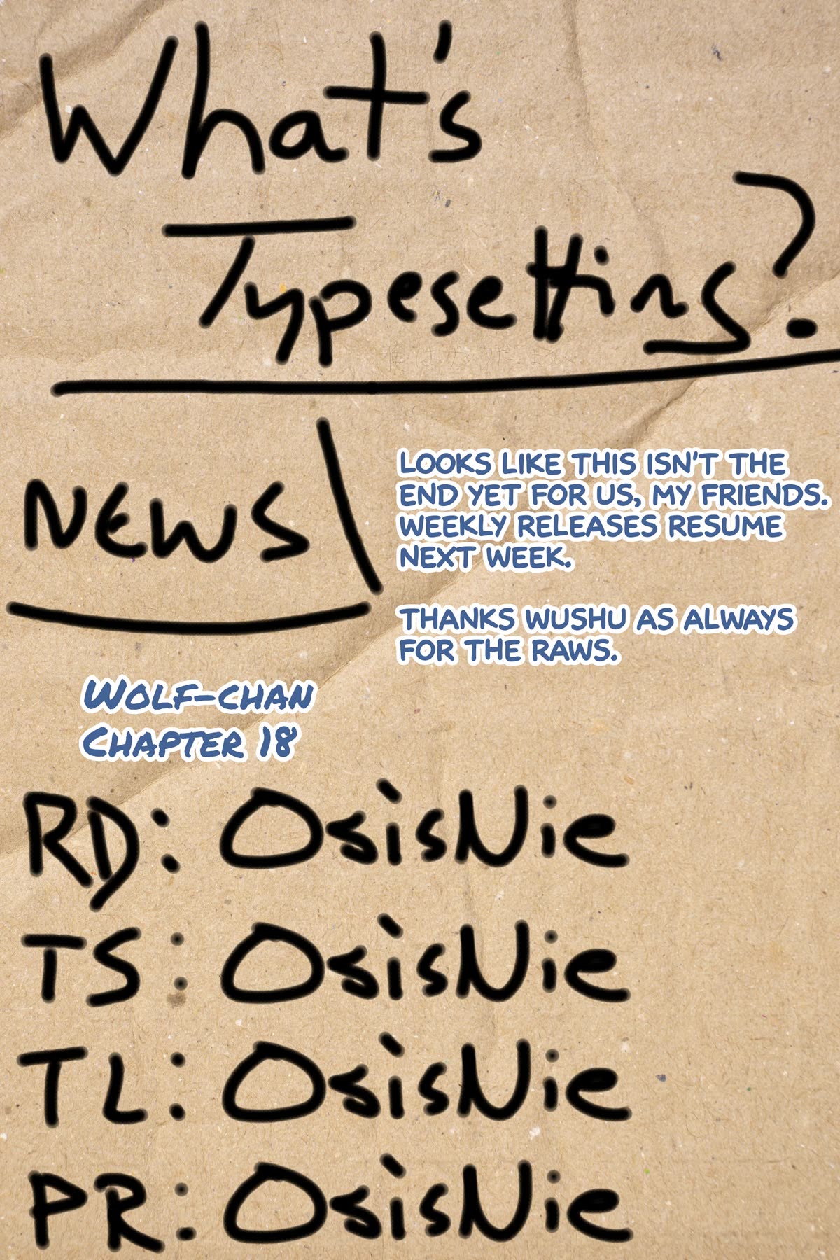 Wolf-chan wa Sumashitai Chap 18 - Next Chap 19