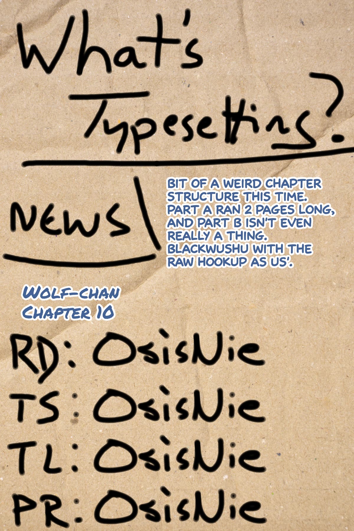 Wolf-chan wa Sumashitai Chap 10 - Next Chap 11