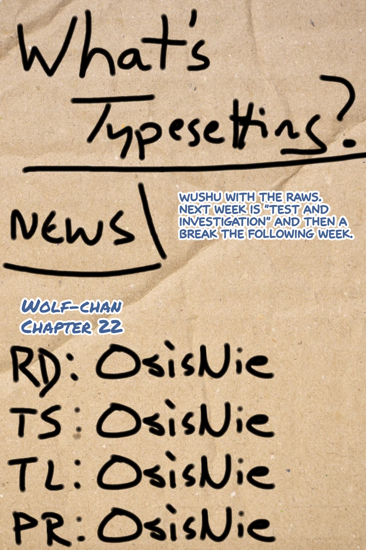 Wolf-chan wa Sumashitai Chap 22 - Next Chap 23