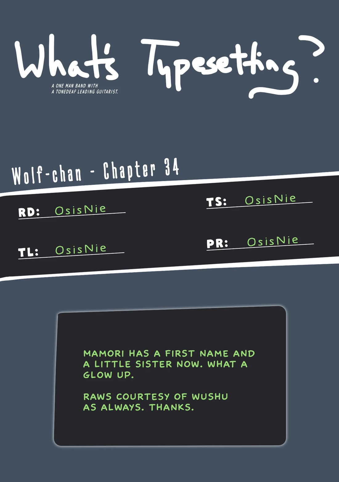 Wolf-chan wa Sumashitai Chap 34 - Next Chap 35