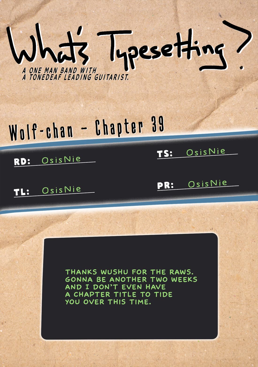 Wolf-chan wa Sumashitai Chap 39 - Next Chap 40