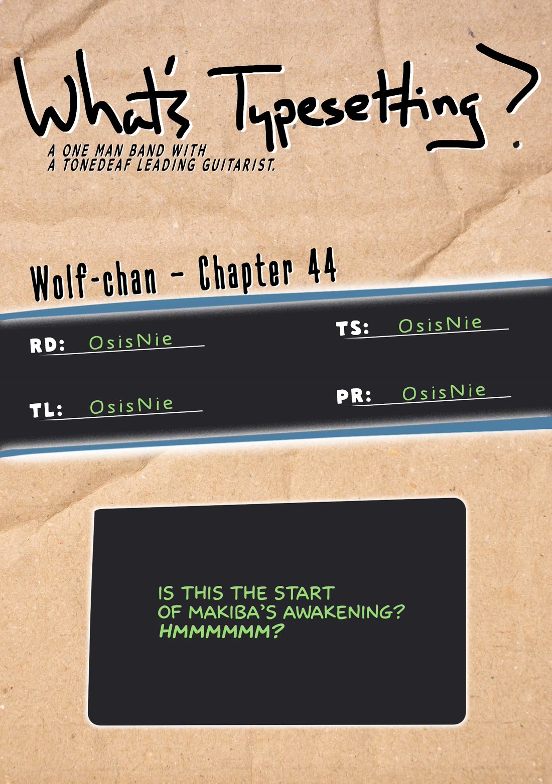 Wolf-chan wa Sumashitai Chap 44 - Next Chap 45