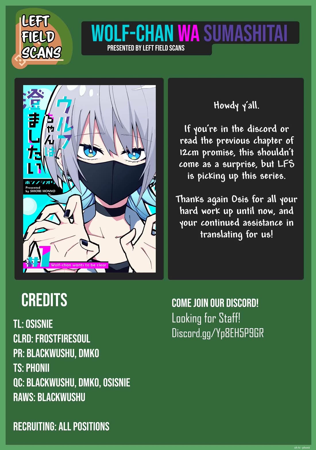 Wolf-chan wa Sumashitai Chap 46 - Next Chap 47