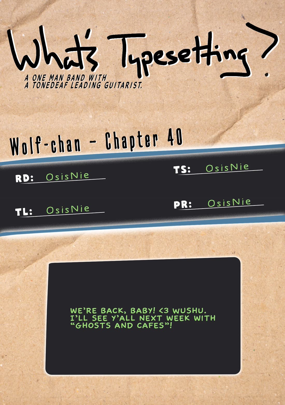 Wolf-chan wa Sumashitai Chap 40 - Next Chap 41