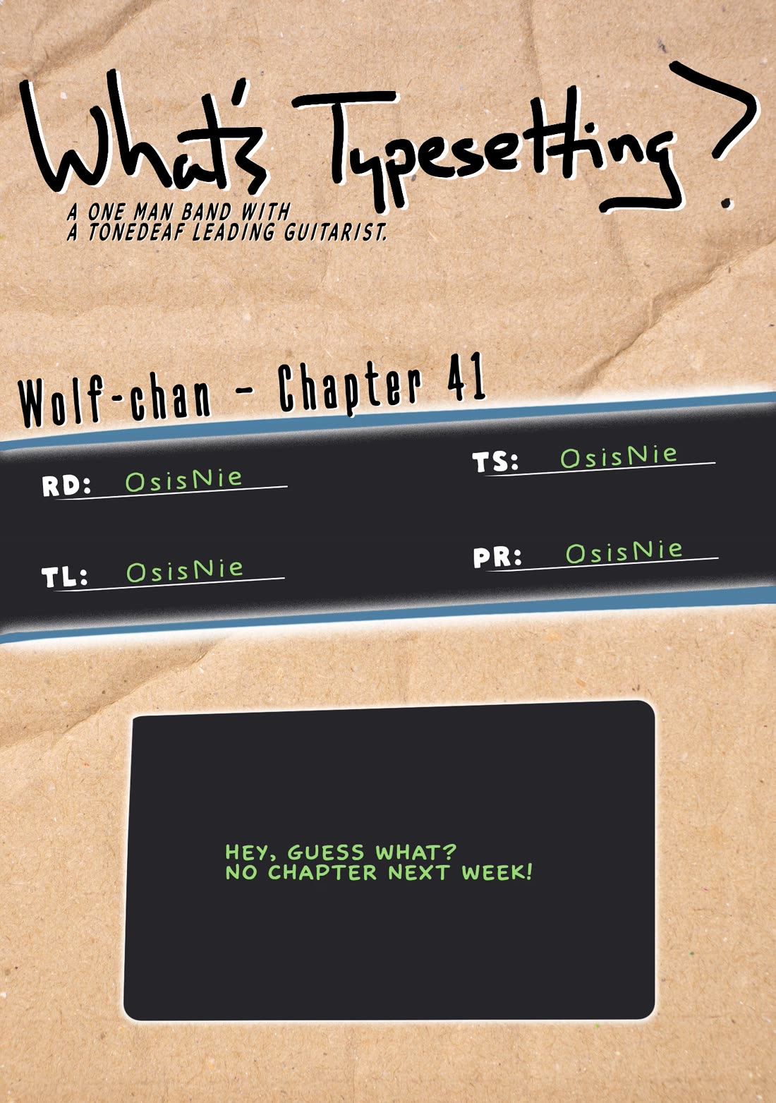 Wolf-chan wa Sumashitai Chap 41 - Next Chap 42