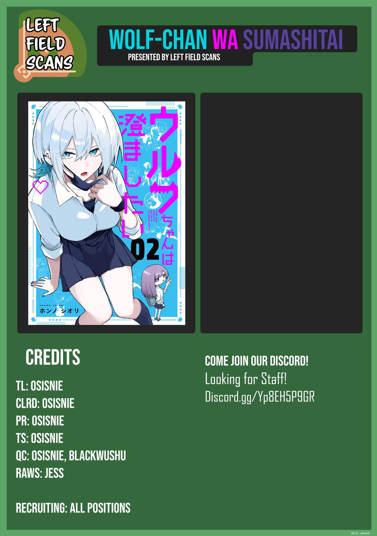 Wolf-chan wa Sumashitai Chap 57 - Next Chap 58