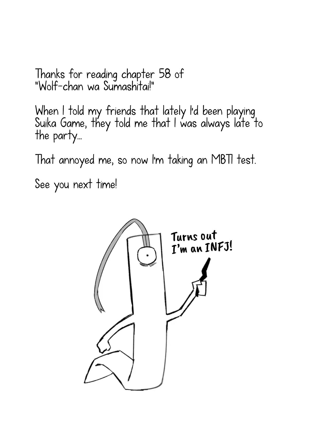 Wolf-chan wa Sumashitai Chap 58 - Next Chap 59