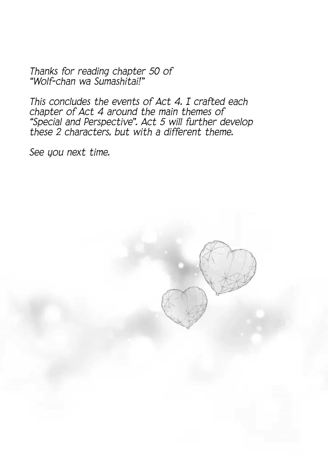 Wolf-chan wa Sumashitai Chap 50 - Next Chap 51