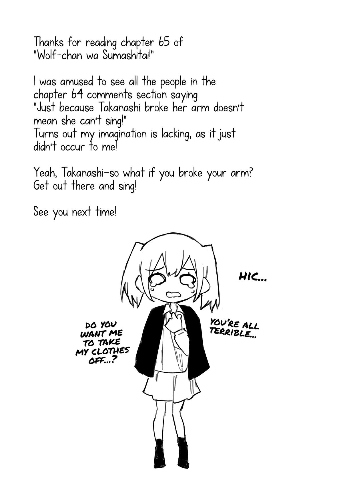 Wolf-chan wa Sumashitai Chap 65 - Next Chap 66