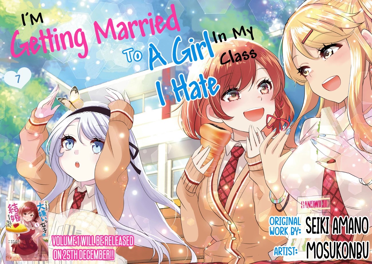 Class no Daikirai na Joshi to Kekkon suru Koto ni Natta. Chap 7 - Next Chap 8