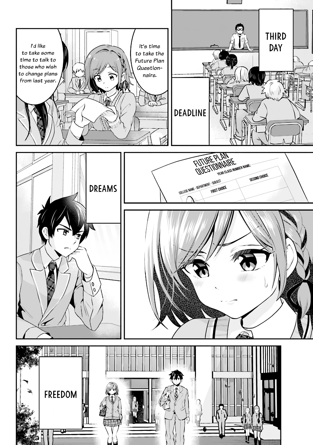 Class no Daikirai na Joshi to Kekkon suru Koto ni Natta. Chap 2.2 - Next Chap 3.2