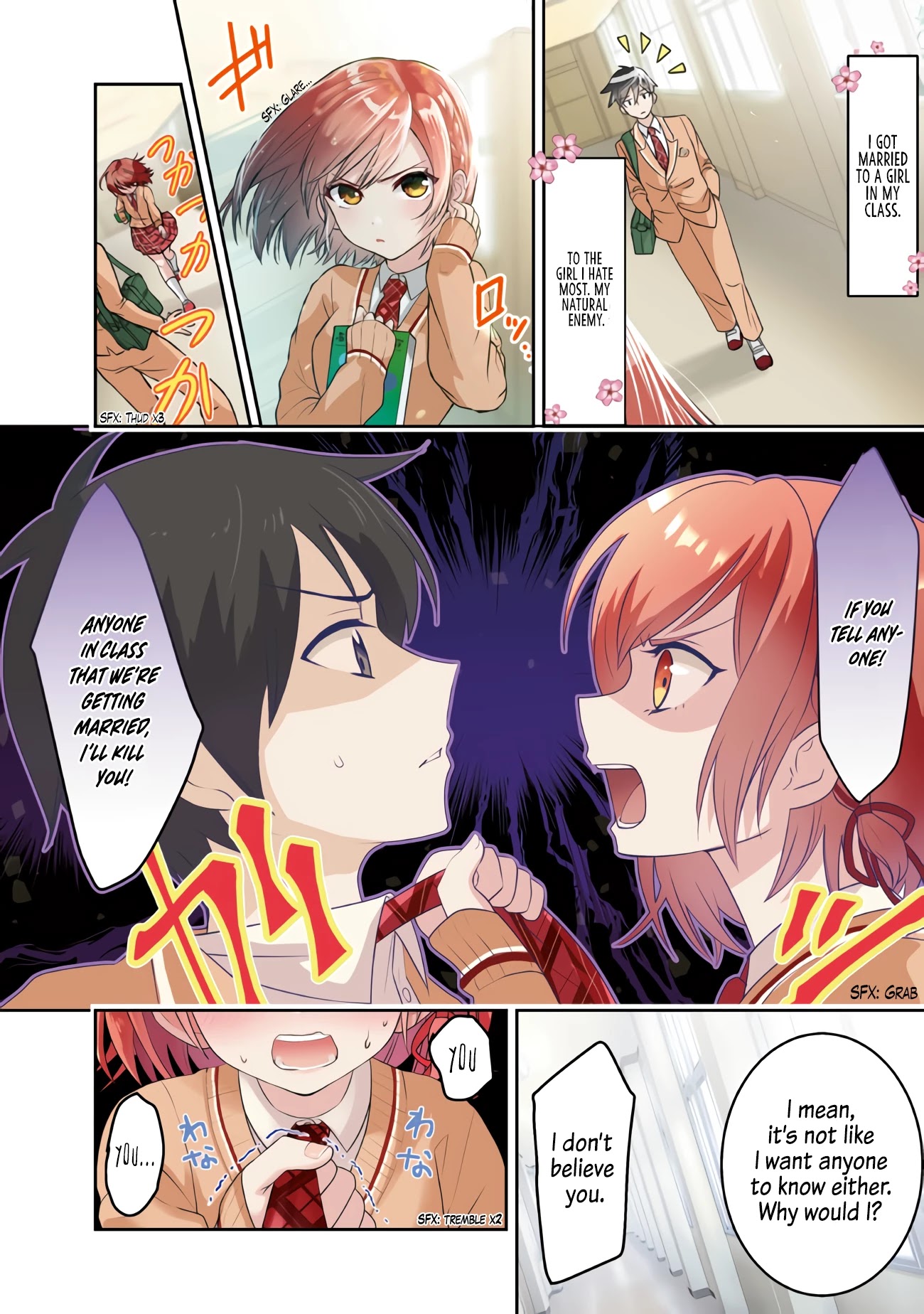 Class no Daikirai na Joshi to Kekkon suru Koto ni Natta. Chap 3.1 - Next Chap 4.1