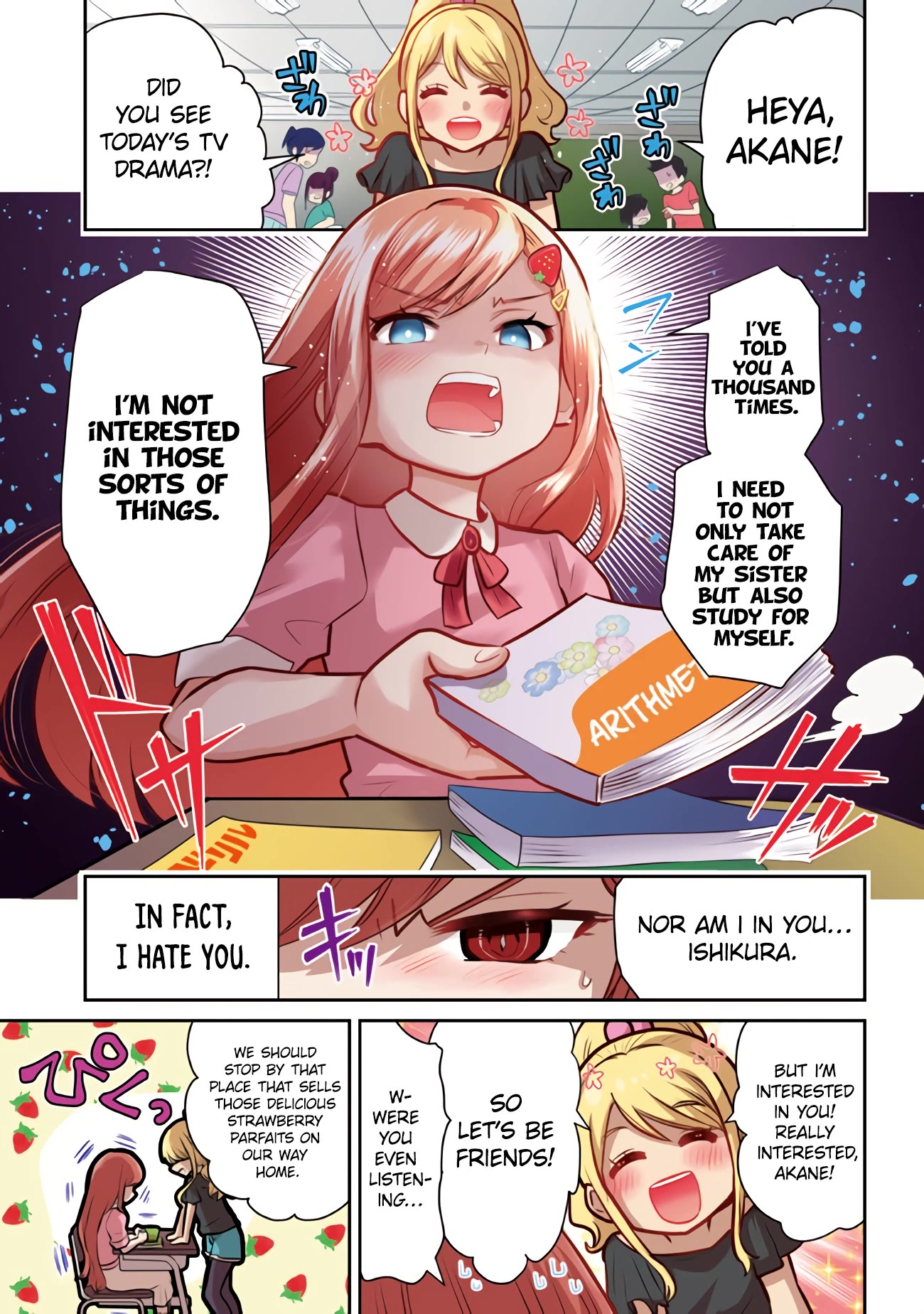 Class no Daikirai na Joshi to Kekkon suru Koto ni Natta. Chap 12.1 - Next Chap 13.1