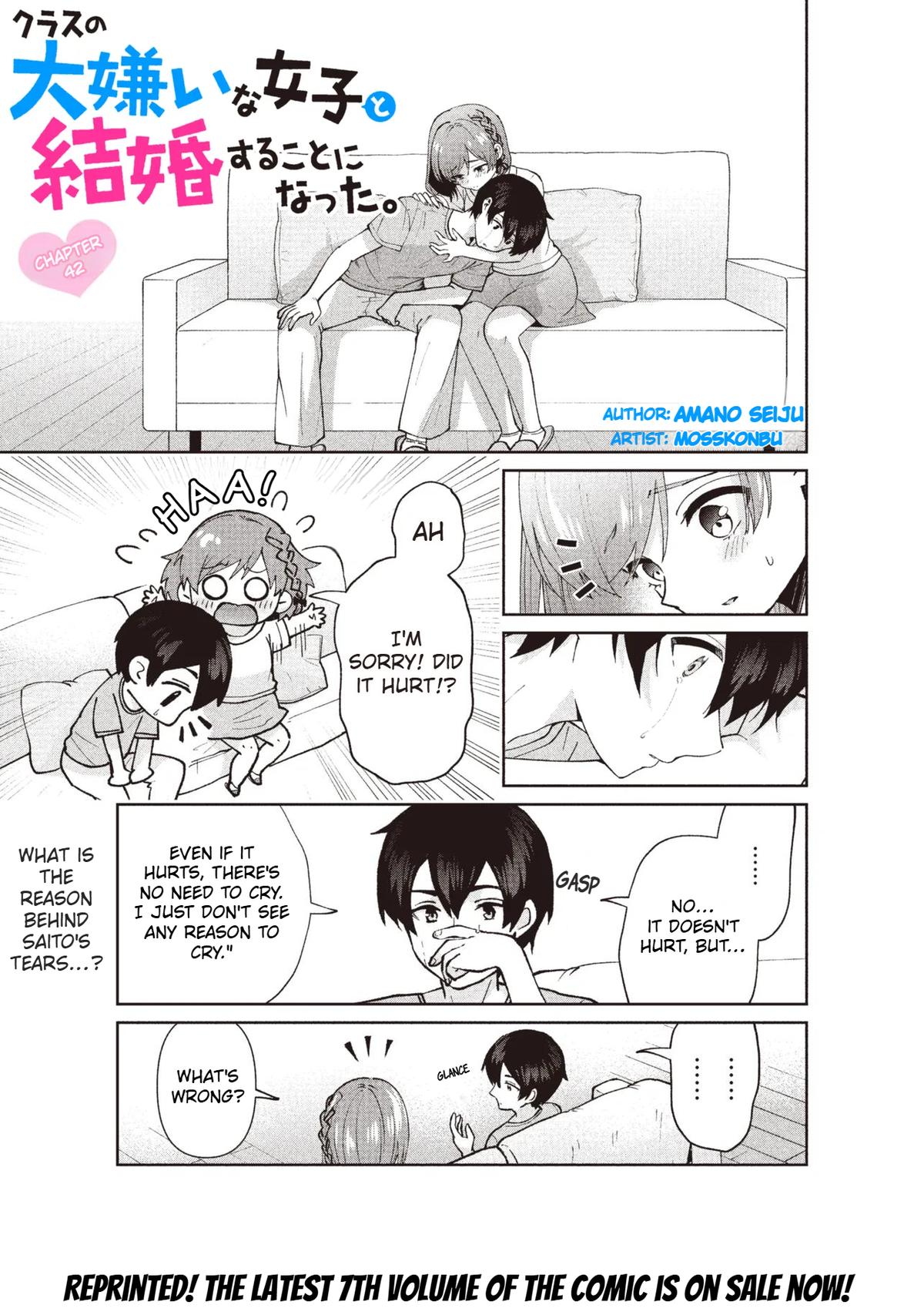 Class no Daikirai na Joshi to Kekkon suru Koto ni Natta. Chap 42.1 - Next Chap 43.1