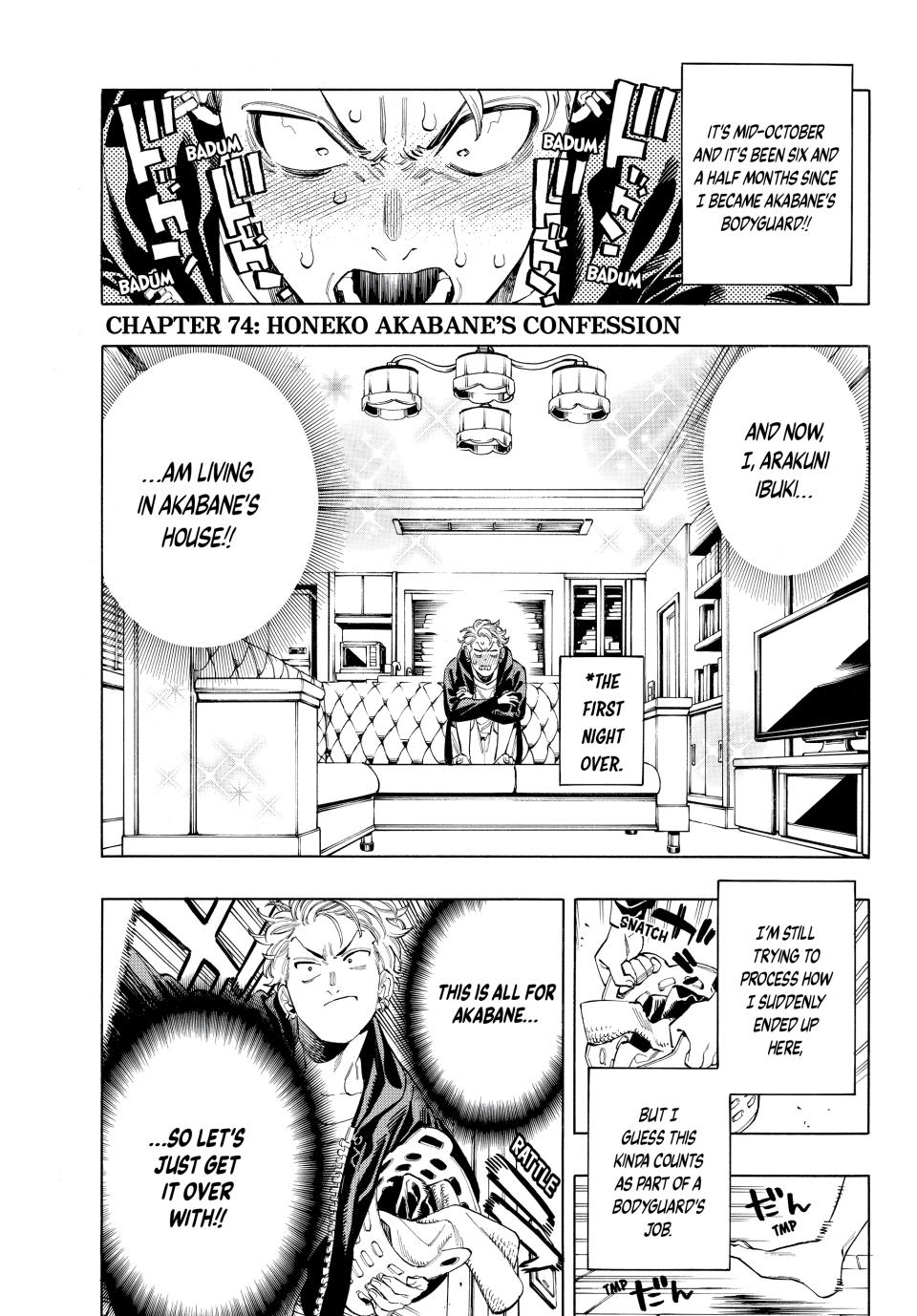 Akabane Honeko no Bodyguard Chap 74 - Next Chap 75