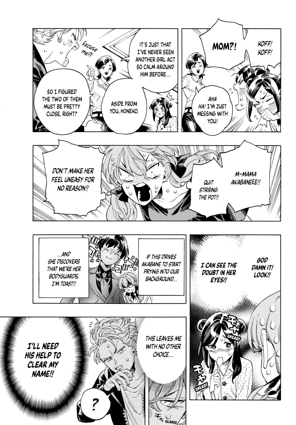 Akabane Honeko no Bodyguard Chap 74 - Next Chap 75