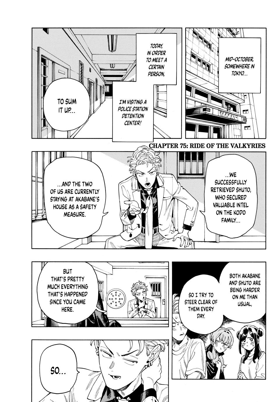 Akabane Honeko no Bodyguard Chap 75 - Next Chap 76