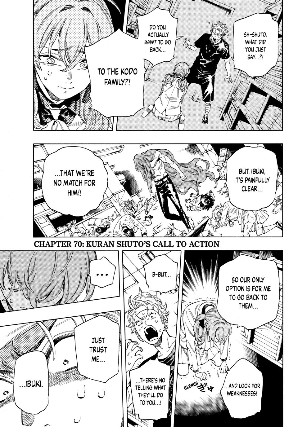 Akabane Honeko no Bodyguard Chap 70 - Next Chap 71