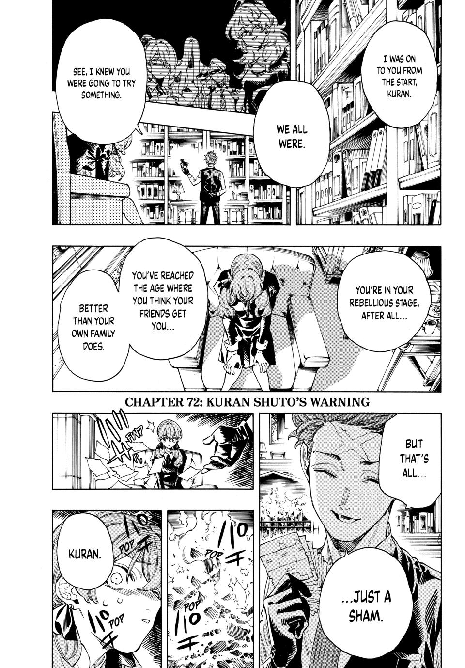 Akabane Honeko no Bodyguard Chap 72 - Next Chap 73