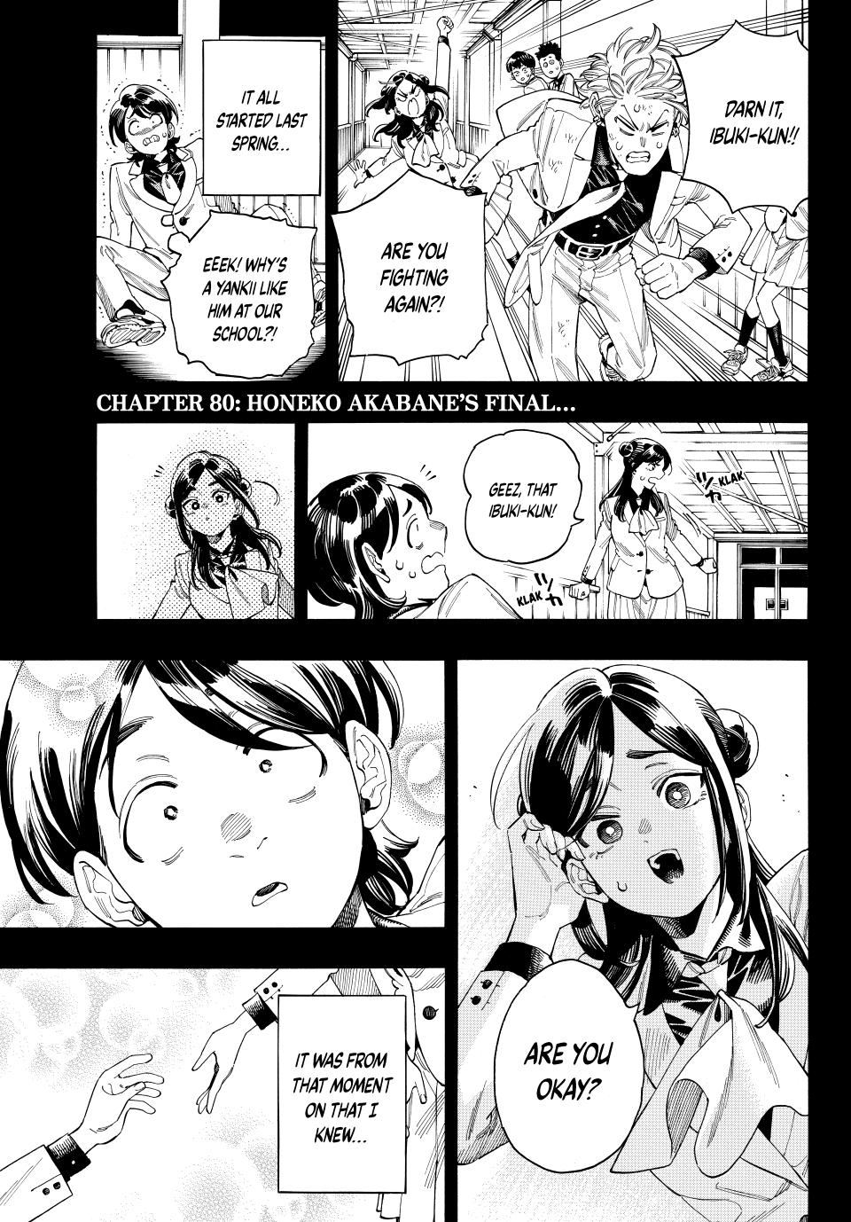 Akabane Honeko no Bodyguard Chap 80 - Next Chap 81