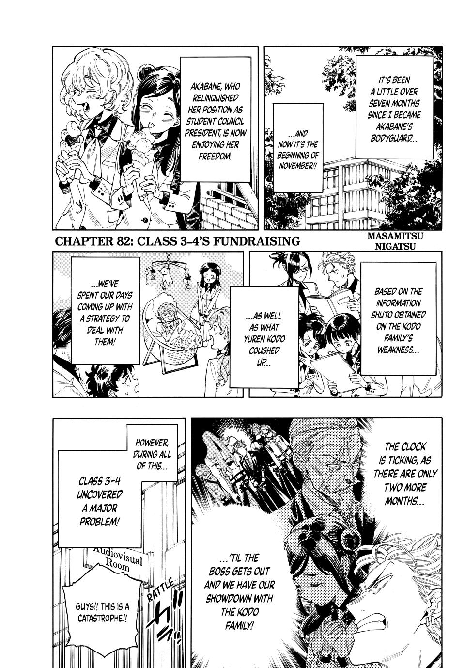 Akabane Honeko no Bodyguard Chap 82 - Next Chap 83