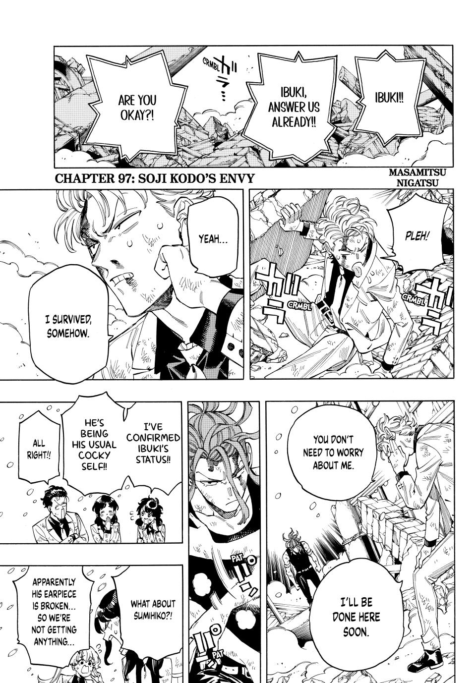 Akabane Honeko no Bodyguard Chap 97 - Next Chap 98