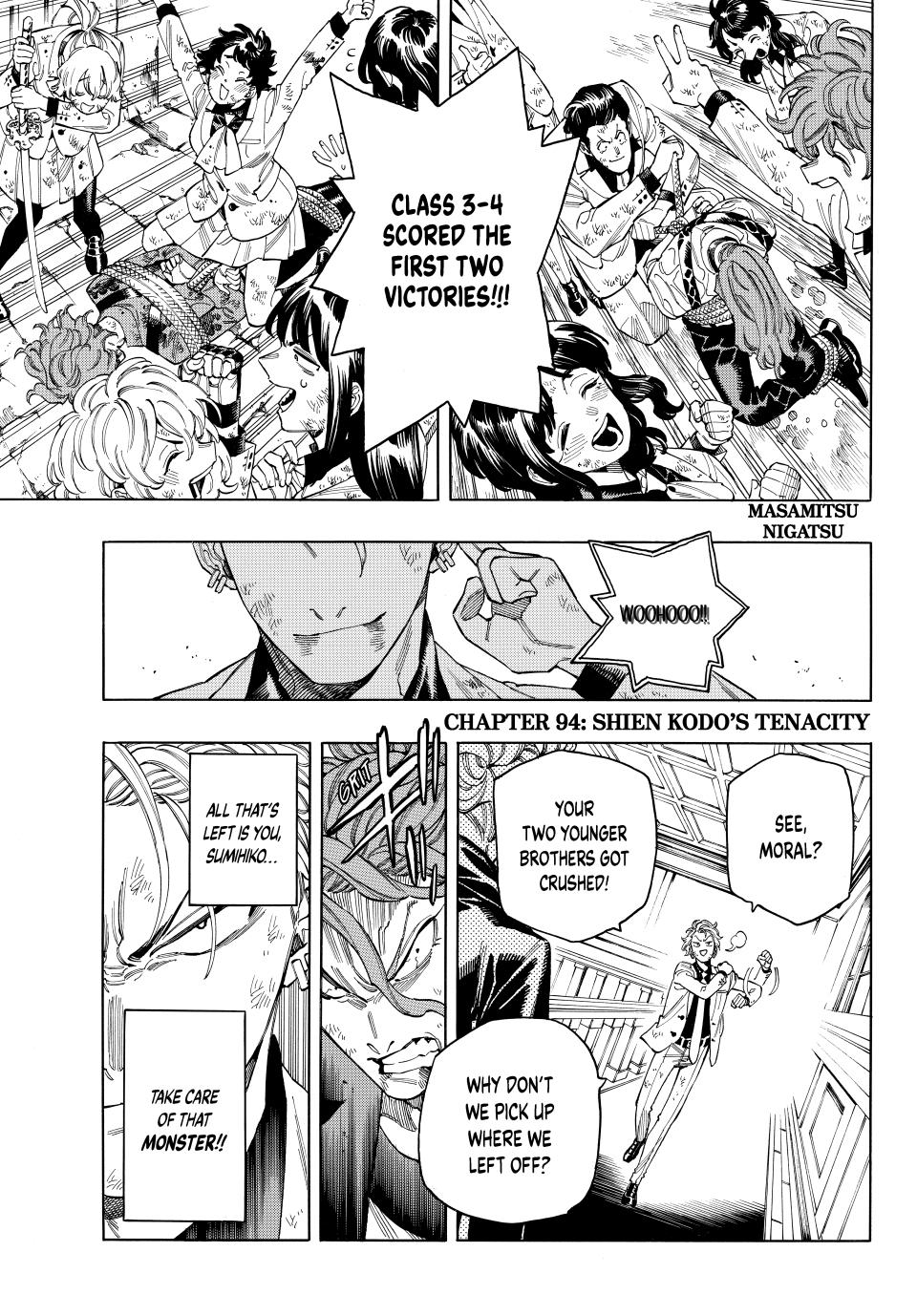 Akabane Honeko no Bodyguard Chap 94 - Next Chap 95