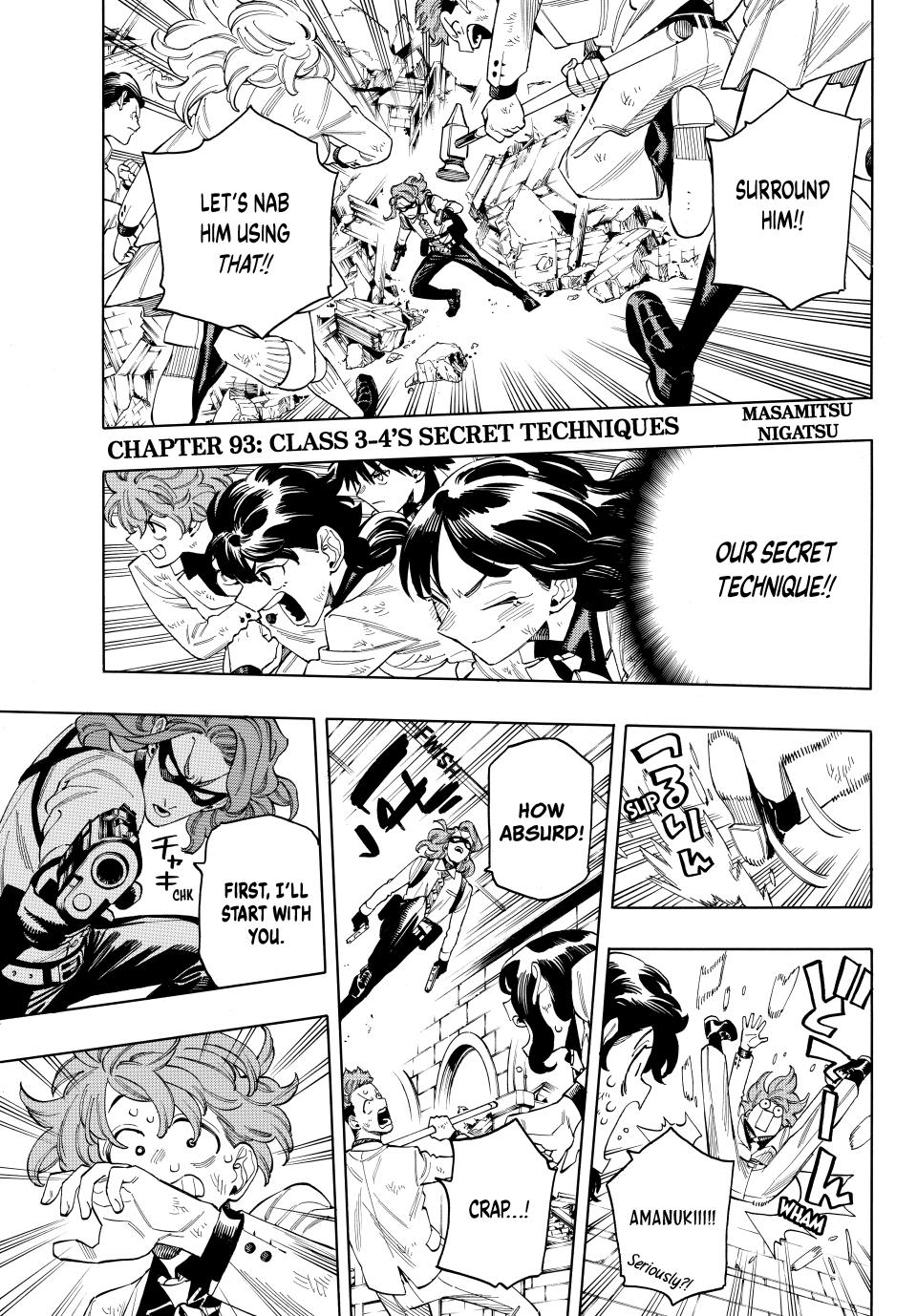 Akabane Honeko no Bodyguard Chap 93 - Next Chap 94