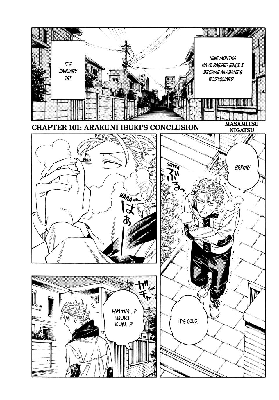 Akabane Honeko no Bodyguard Chap 101 - Next Chap 102