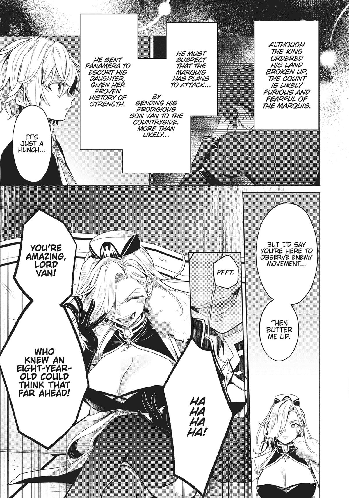 Okiraku Ryoushu no Tanoshii Ryouchi Bouei Chap 16 - Next Chap 17