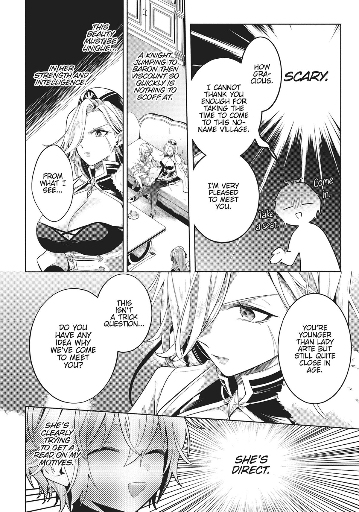 Okiraku Ryoushu no Tanoshii Ryouchi Bouei Chap 16 - Next Chap 17