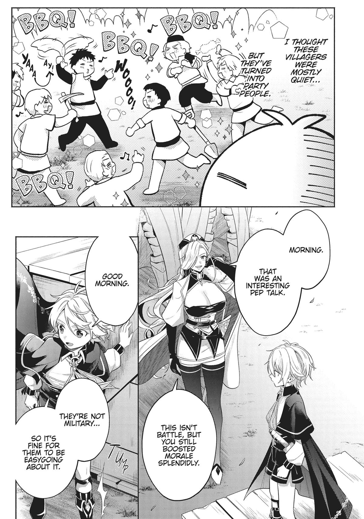 Okiraku Ryoushu no Tanoshii Ryouchi Bouei Chap 18 - Next Chap 19