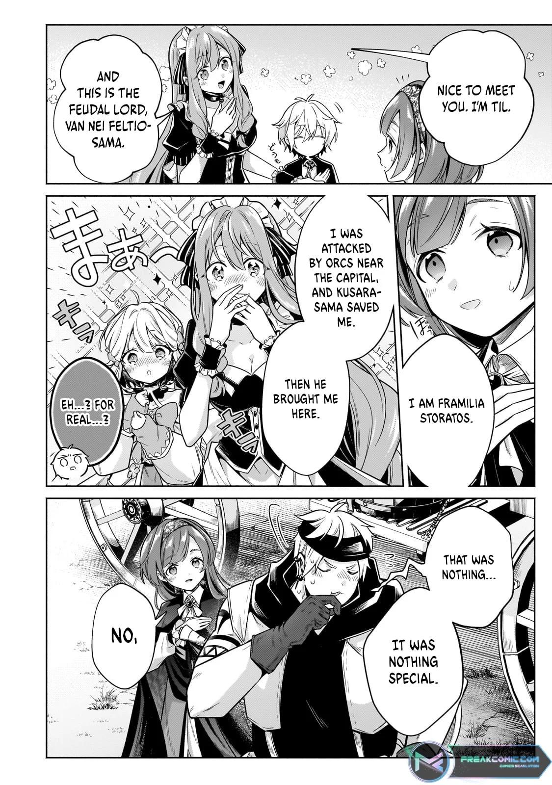 Okiraku Ryoushu no Tanoshii Ryouchi Bouei Chap 27.1 - Next Chap 28.1