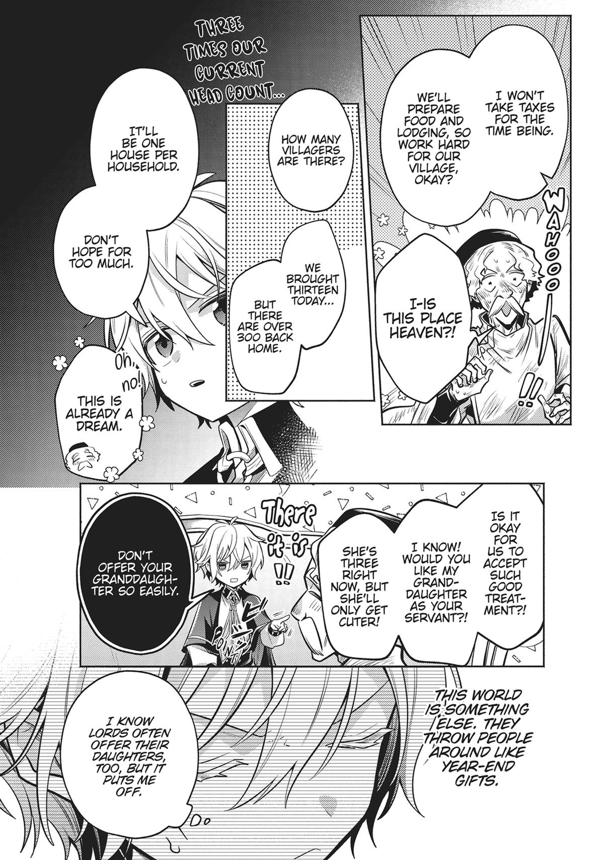 Okiraku Ryoushu no Tanoshii Ryouchi Bouei Chap 25 - Next Chap 26