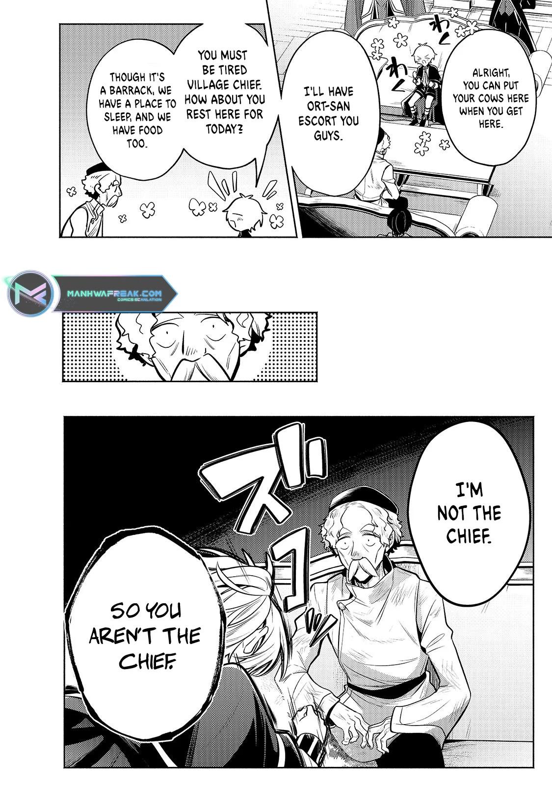 Okiraku Ryoushu no Tanoshii Ryouchi Bouei Chap 25.1 - Next Chap 26.1