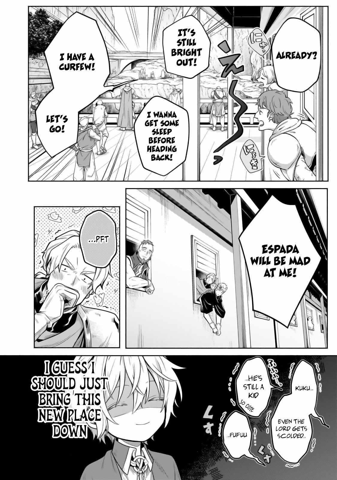 Okiraku Ryoushu no Tanoshii Ryouchi Bouei Chap 28.2 - Next Chap 29.2