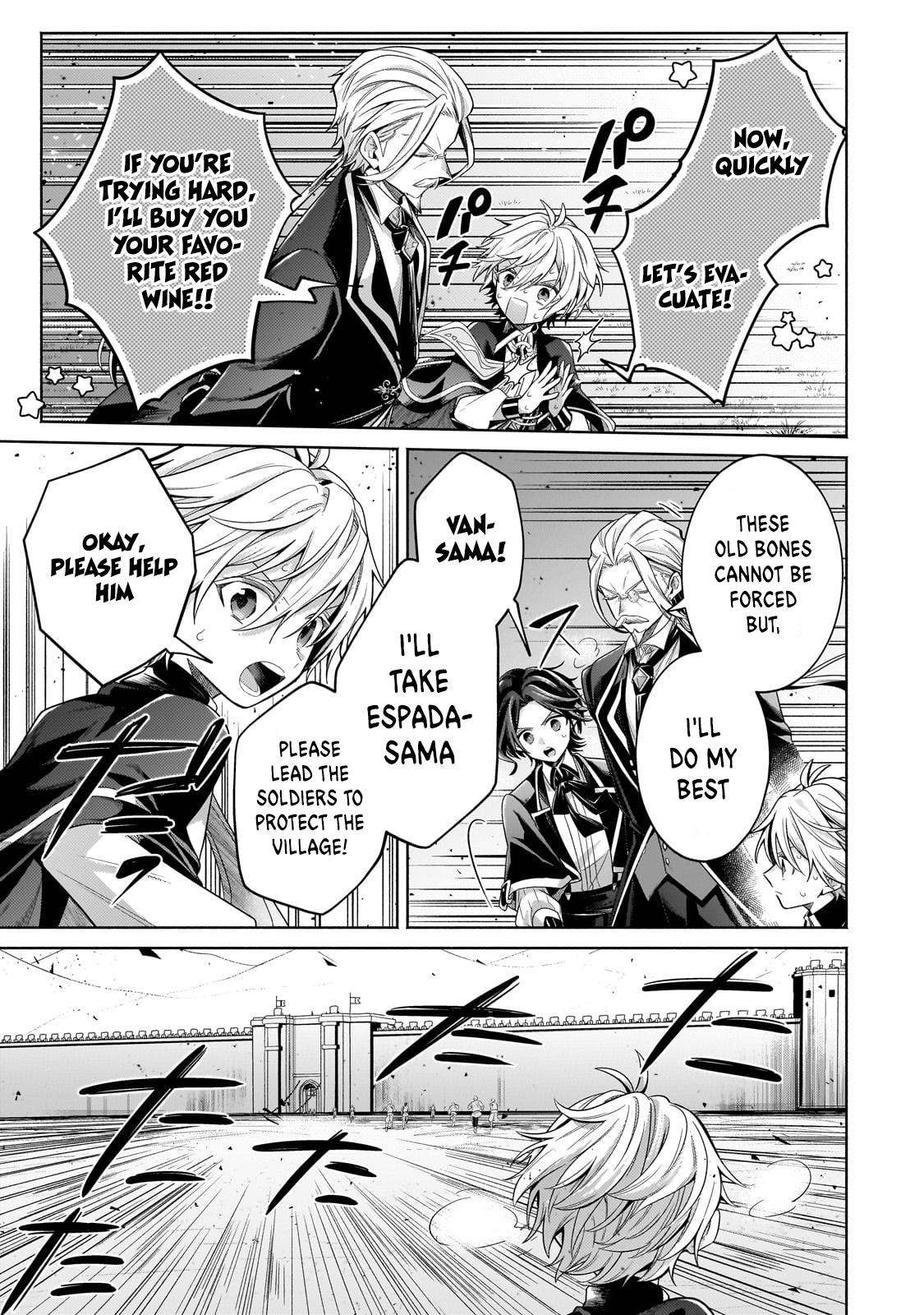 Okiraku Ryoushu no Tanoshii Ryouchi Bouei Chap 21.1 - Next Chap 22.1